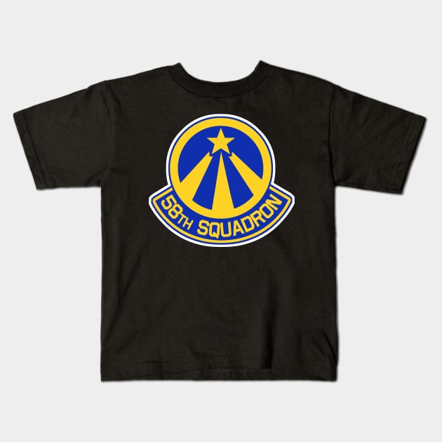 SAAB 58th Squadron Kids T-Shirt by PopCultureShirts